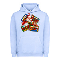 Pigment Grape Ice christmas cassette tapes Urban Hoodie - MaliasSmallBusiness