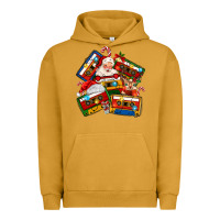 Pigment Peanut Butter christmas cassette tapes Urban Hoodie - MaliasSmallBusiness