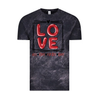 Cloud Black love all day every day Vintage Tee - MaliasSmallBusiness