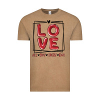 Vintage Coffee love all day every day Vintage Tee - MaliasSmallBusiness