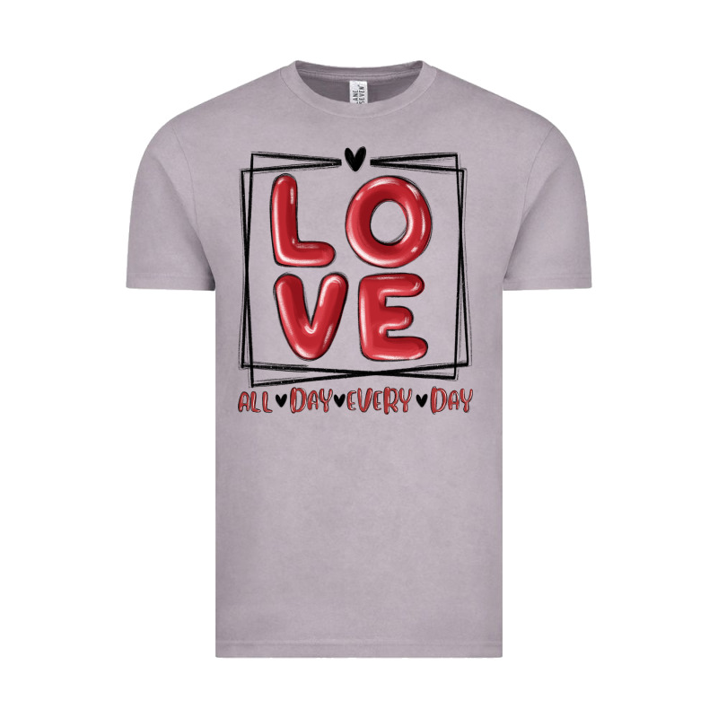 Love All Day Every Day Vintage Tee by MaliasSmallBusiness | Teevron