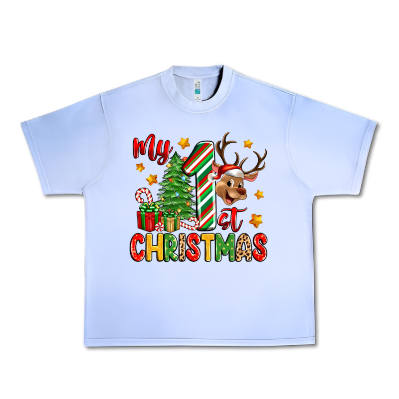 My First Christmas Urban Heavy Tee by Zillion Design Studio | Teevron
