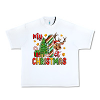 White my first christmas Urban Heavy Tee - Zillion Design Studio