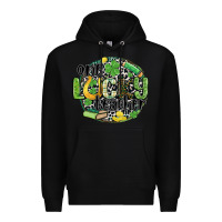 Black one lucky teacher Premium Hoodie - MaliasSmallBusiness