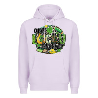 Lilac one lucky teacher Premium Hoodie - MaliasSmallBusiness