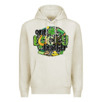 Oatmeal Heather one lucky teacher Premium Hoodie - MaliasSmallBusiness