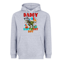 Daddy Of The Birthday Boy T Rex Heavyweight Hoodie | Teevron