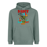Sage daddy of the birthday boy t rex Heavyweight Hoodie - Artiststas