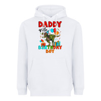 White daddy of the birthday boy t rex Heavyweight Hoodie - Artiststas