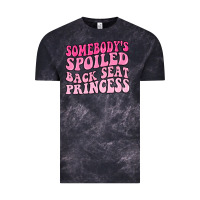 Cloud Black somebodys spoiled back seat princess Vintage Tee - MaliasSmallBusiness