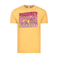 Vintage Mustard somebodys spoiled back seat princess Vintage Tee - MaliasSmallBusiness