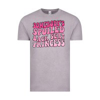 Vintage Zinc somebodys spoiled back seat princess Vintage Tee - MaliasSmallBusiness