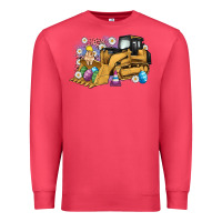 Cardinal easter bulldozer bunny egg leopard Premium Sweatshirt - Artiststas