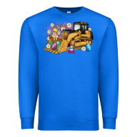 True Royal easter bulldozer bunny egg leopard Premium Sweatshirt - Artiststas