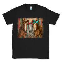 Black horses with bandanas Classic Tee - RanaPortraitStore