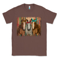 Chestnut horses with bandanas Classic Tee - RanaPortraitStore
