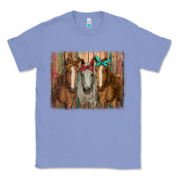 Colony Blue horses with bandanas Classic Tee - RanaPortraitStore