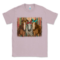 Lilac horses with bandanas Classic Tee - RanaPortraitStore