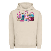 Pigment French Oak Unicorn Coffee Cups Urban Hoodie - MaliasSmallBusiness