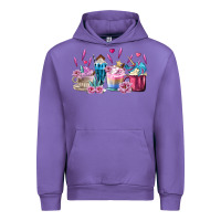 Tulip Unicorn Coffee Cups Urban Hoodie - MaliasSmallBusiness