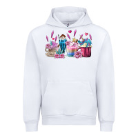 White Unicorn Coffee Cups Urban Hoodie - MaliasSmallBusiness