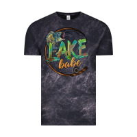 Cloud Black lake babe Vintage Tee - BarkalooDesign