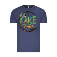 Vintage Denim lake babe Vintage Tee - BarkalooDesign