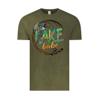 Vintage Olive lake babe Vintage Tee - BarkalooDesign