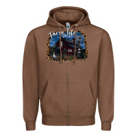 Chestnut farm life2 Zipper Hoodie - SublimationCraftShop