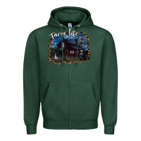 Sports Green farm life2 Zipper Hoodie - SublimationCraftShop