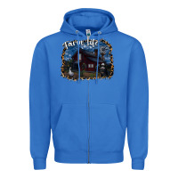True Royal farm life2 Zipper Hoodie - SublimationCraftShop