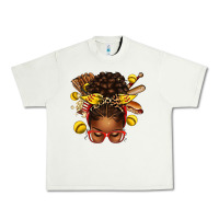 Pistachio softball afro messy bun Urban Heavy Tee - texasbilliewilder
