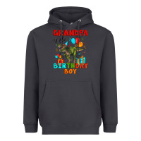 Smoke grandpa of the birthday boy t rex Heavyweight Hoodie - Artiststas