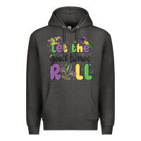 Charcoal Heather let the good times roll Premium Hoodie - MaliasSmallBusiness