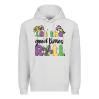 Dove Grey let the good times roll Premium Hoodie - MaliasSmallBusiness