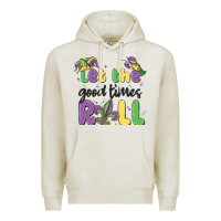 Oatmeal Heather let the good times roll Premium Hoodie - MaliasSmallBusiness