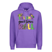 Purple let the good times roll Premium Hoodie - MaliasSmallBusiness