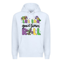 White let the good times roll Premium Hoodie - MaliasSmallBusiness