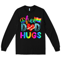 Black free dad hugs Long Sleeve Tee - Zillion Design Studio