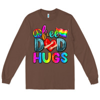 Chestnut free dad hugs Long Sleeve Tee - Zillion Design Studio