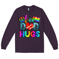 Plum free dad hugs Long Sleeve Tee - Zillion Design Studio