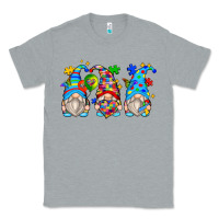 Heather Grey autism gnomes Classic Tee - Zillion Design Studio