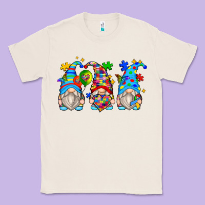 Autism Gnomes Classic Tee Designed By Zillion Design Studio