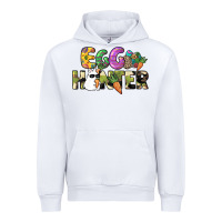 White Egg hunter Urban Hoodie - NancyCooperArtShop