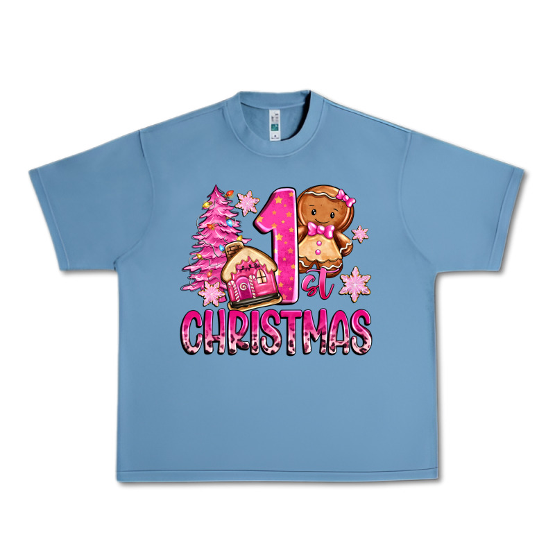 1st Christmas Gingerbread Girl Urban Heavy Tee by Zillion Design Studio | Teevron