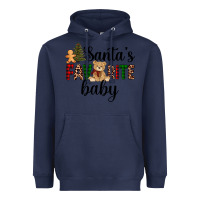 Navy santa's favorite baby Heavyweight Hoodie - AdoDesignShop