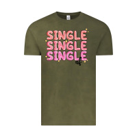 Vintage Olive single single single af Vintage Tee - MaliasSmallBusiness