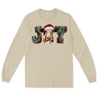Mushroom christmas joy with heifer cow Long Sleeve Tee - RanaPortraitStore
