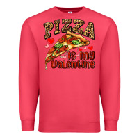 Cardinal pizza is my valentine Premium Sweatshirt - AdoDesignShop