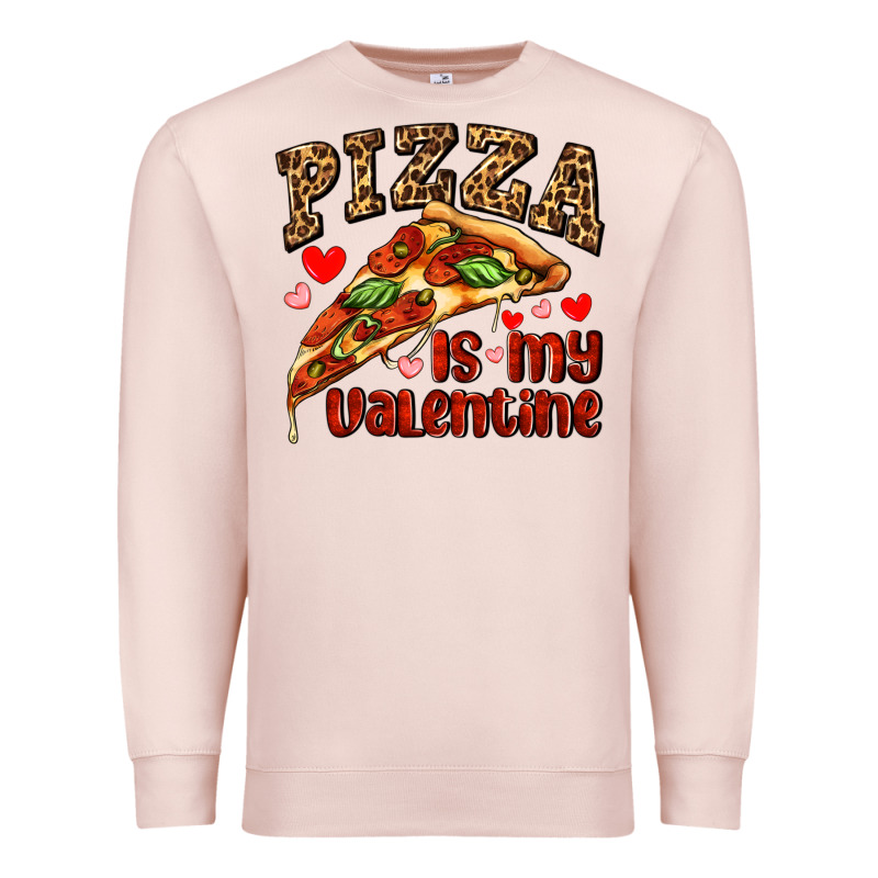 Pizza Is My Valentine Premium Sweatshirt by AdoDesignShop | Teevron